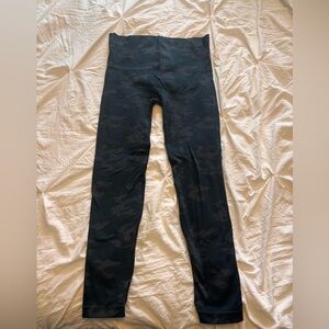SPANX Black Camouflage Leggings
